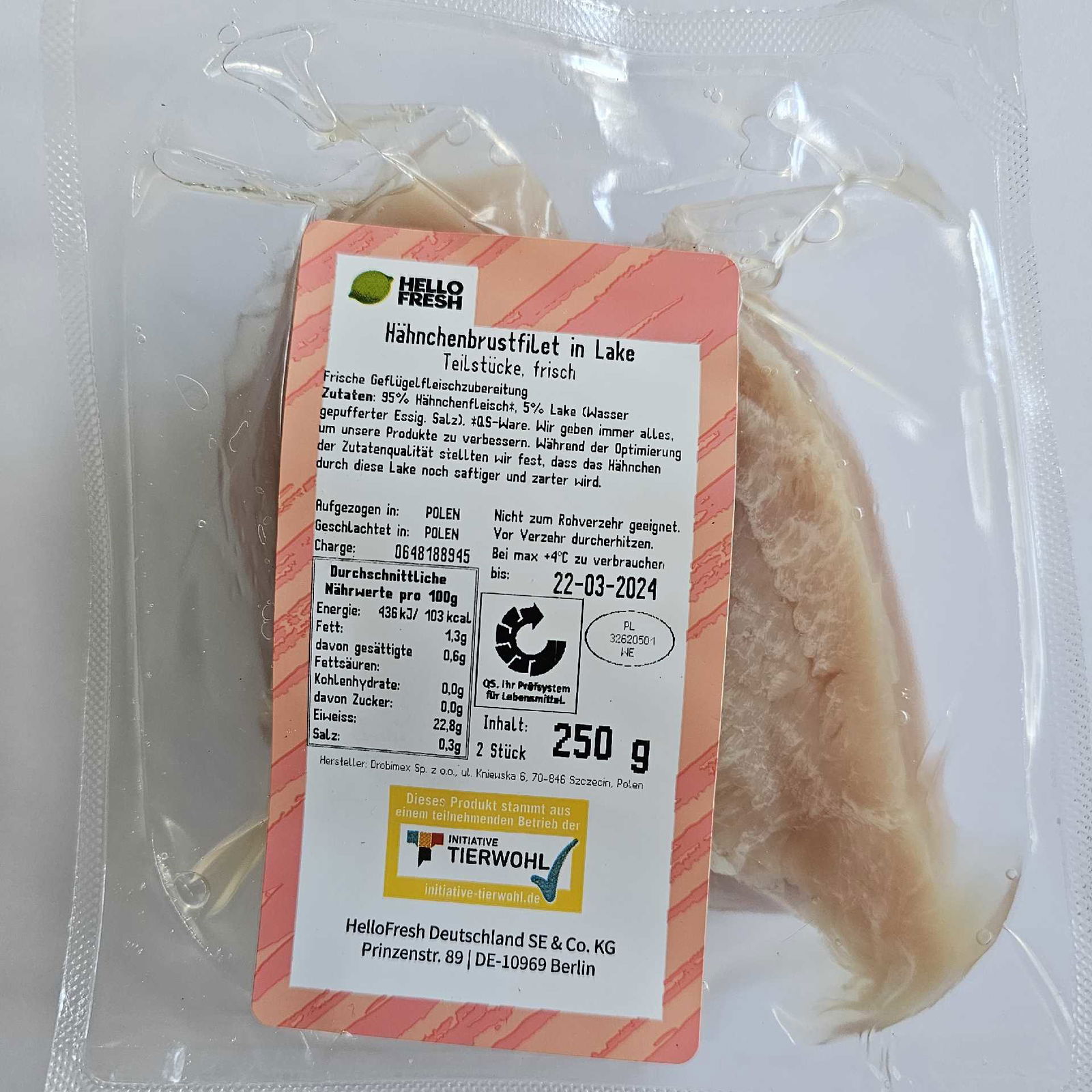 Hähnchenbrustfilet in Lake