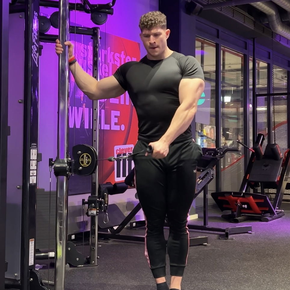 Seitheben am Kabelzug unilateral