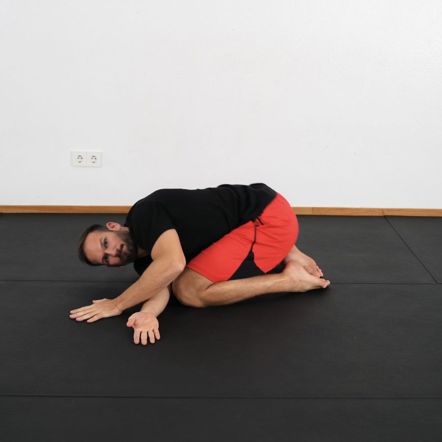 BWS Endrange Rotation im 4-Füßler/Fersensitz