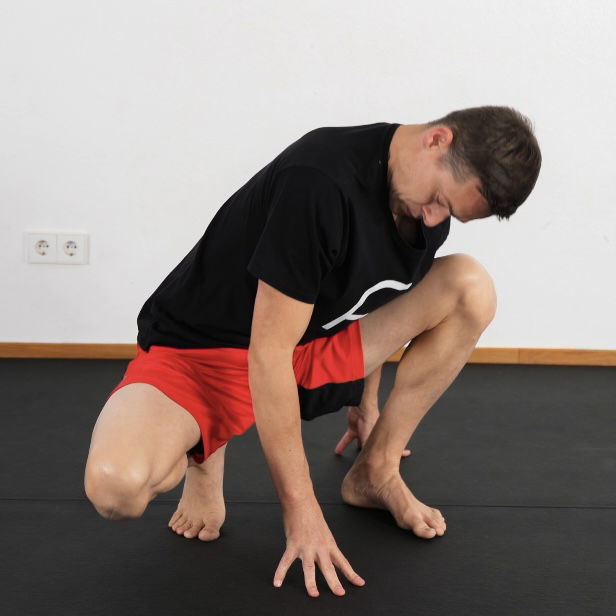 Fußstrech (einseitig) passiv