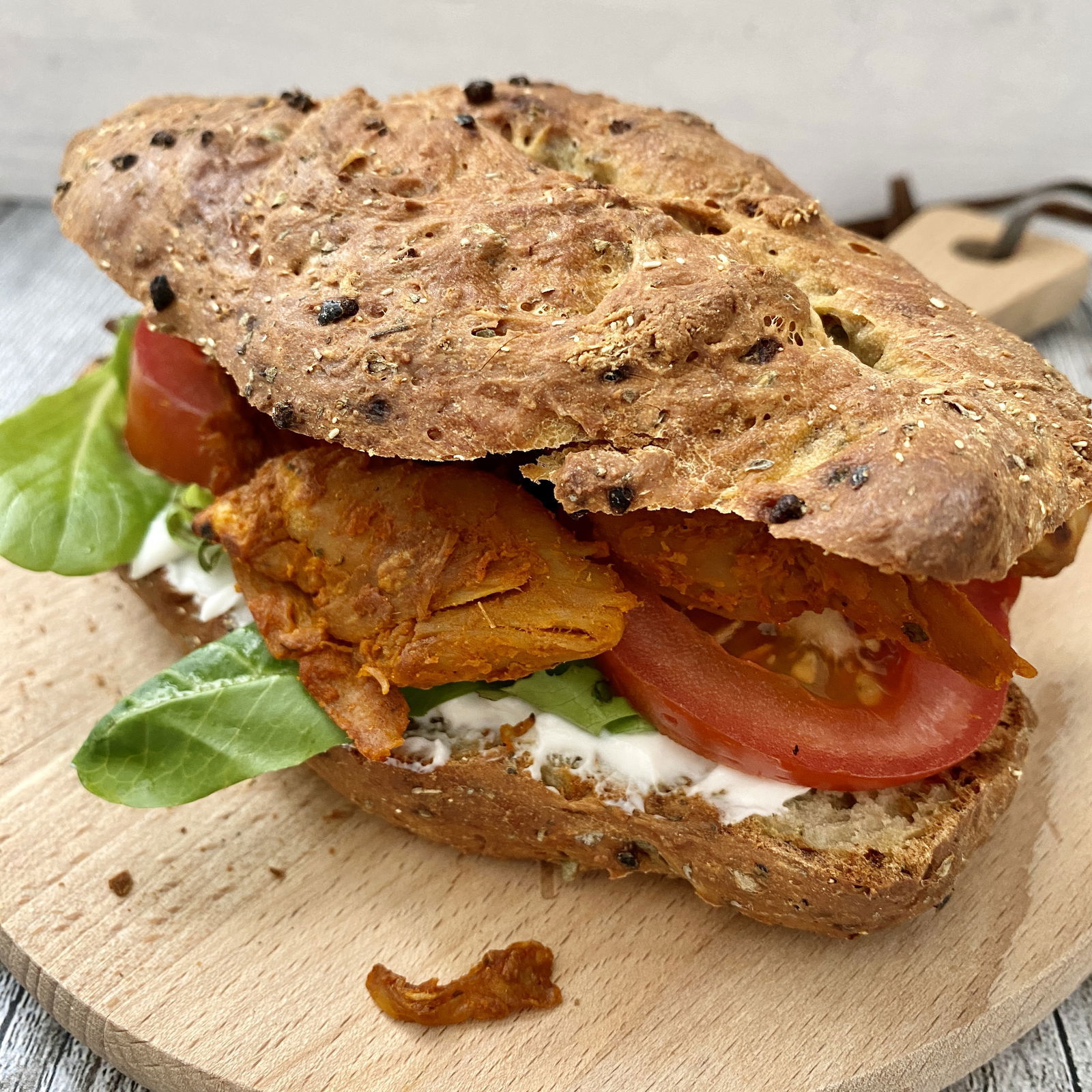 Veggie Chicken Baguette