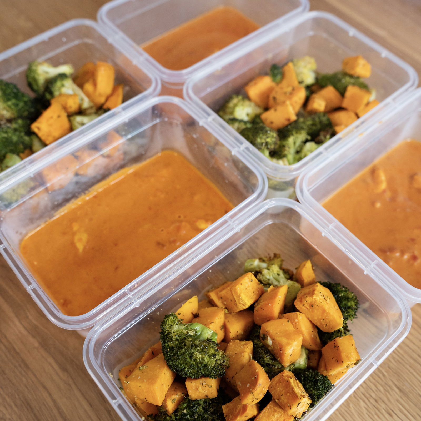 Süßkartoffel Curry Foodprep