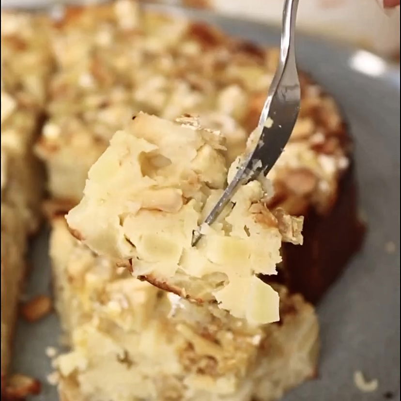 zuckerfreier Apfelkuchen