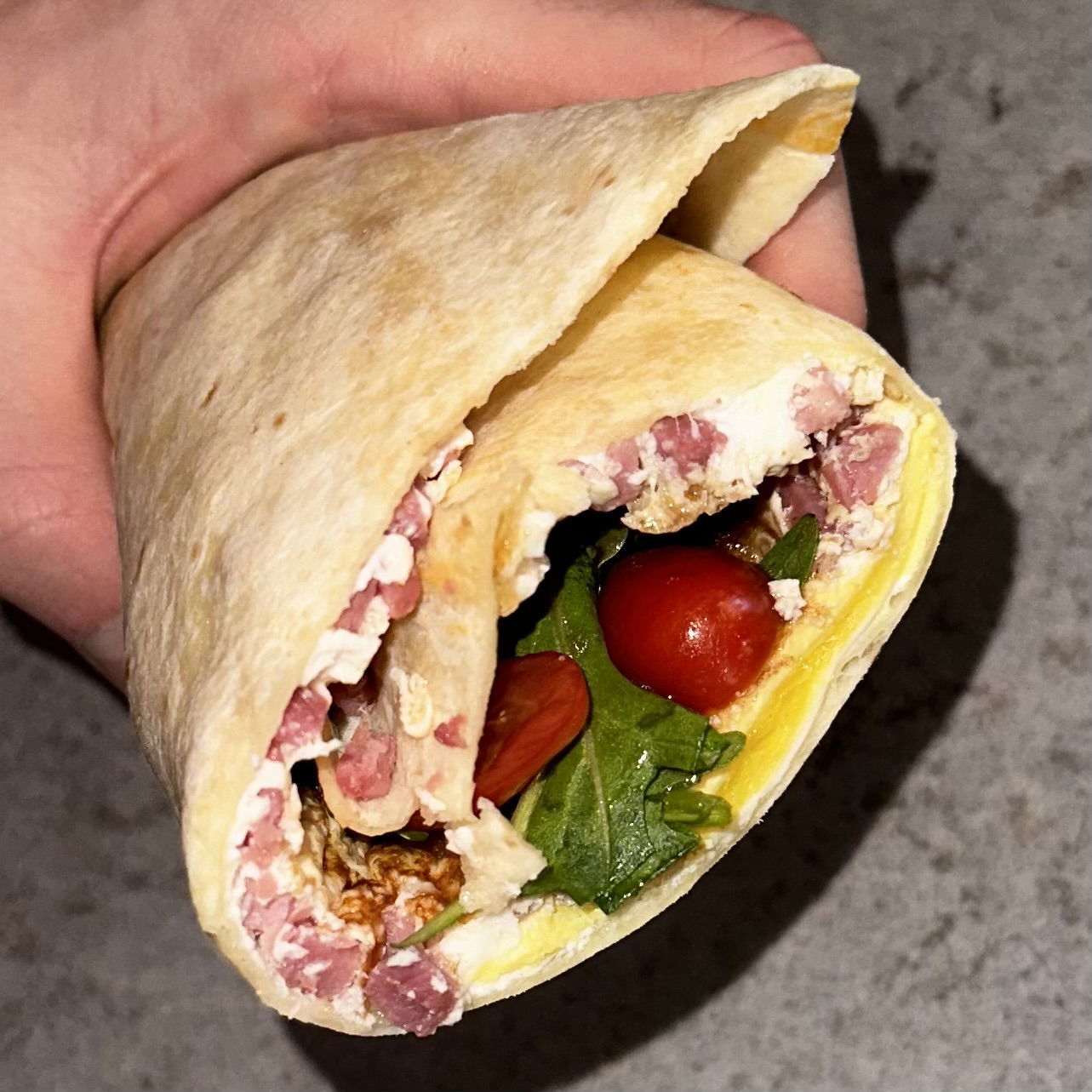 Rührei Protein Dürüm