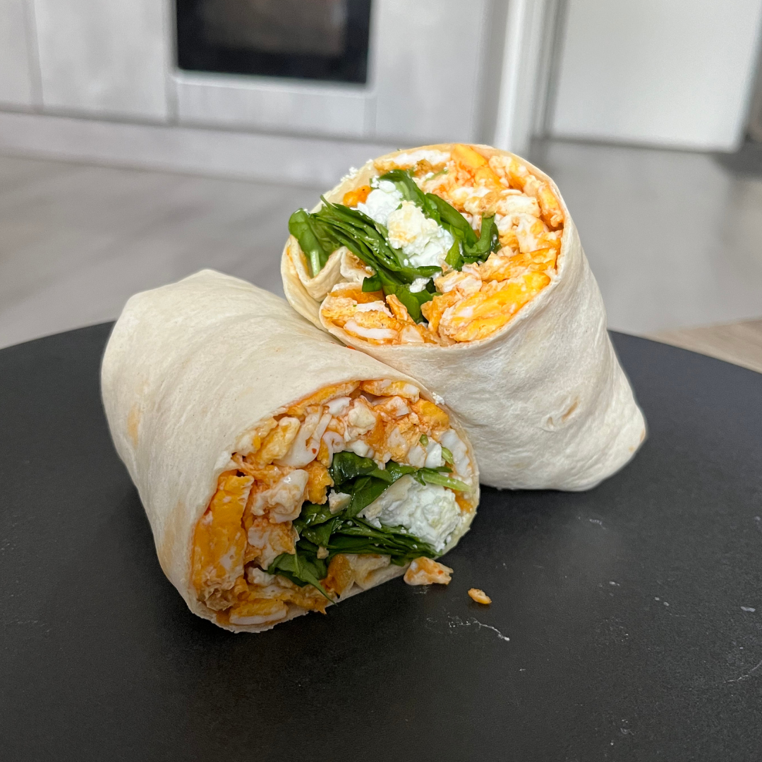 Spinat-Ei Wraps