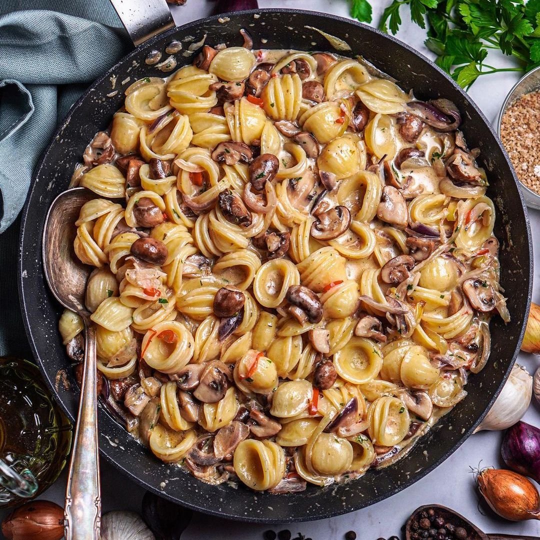 Orrechiette mit Pilz Peperonisoße