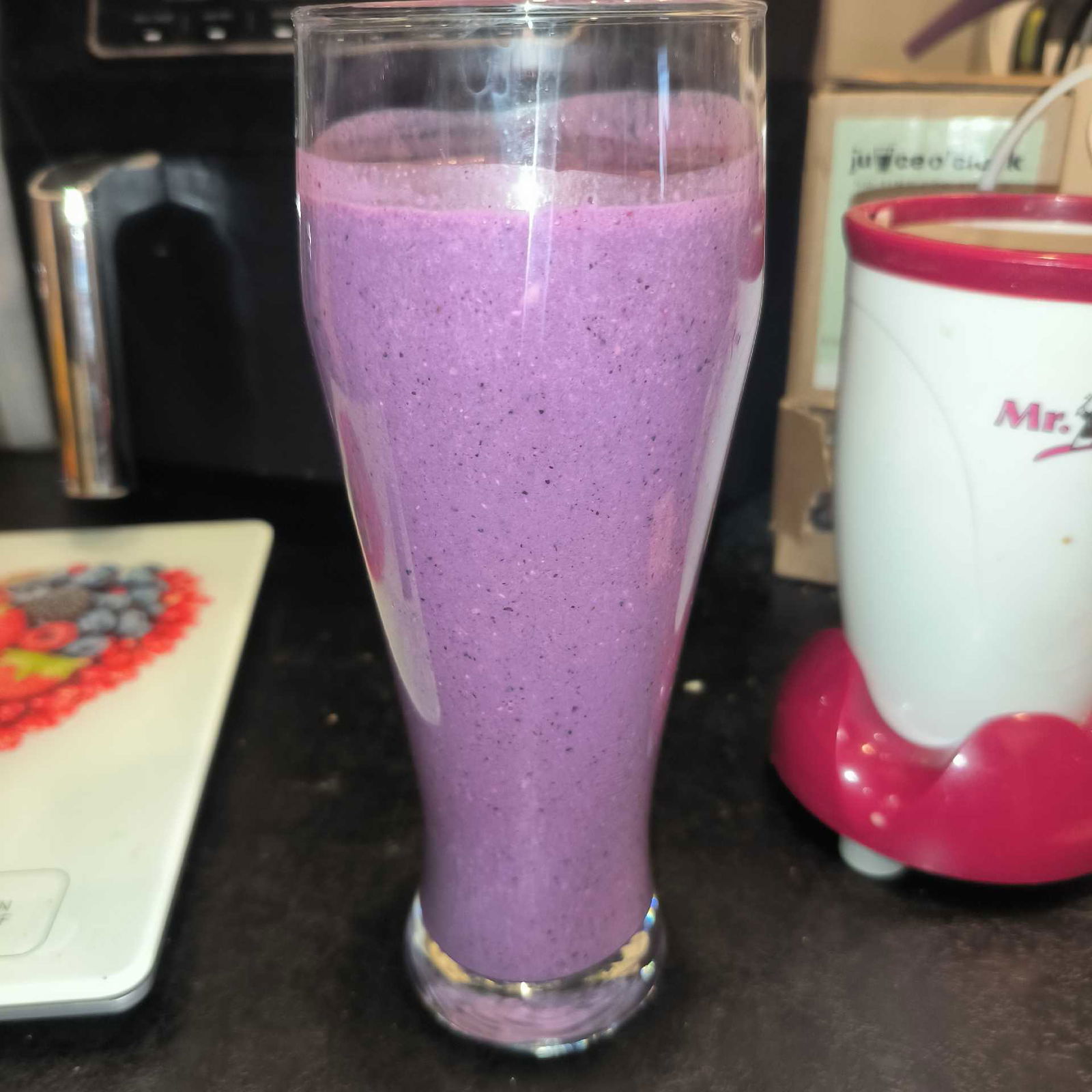 Bananen-Heidelbeer-Shake