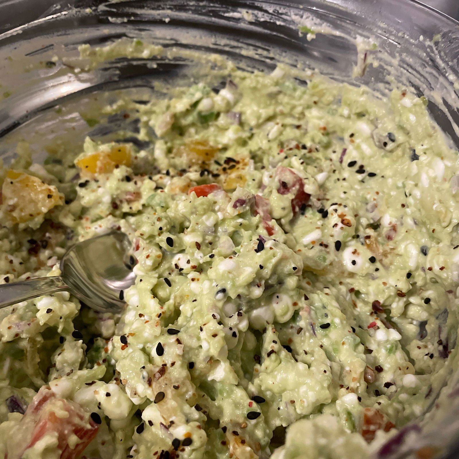 Parmesan Kartoffeln und Avocado dip