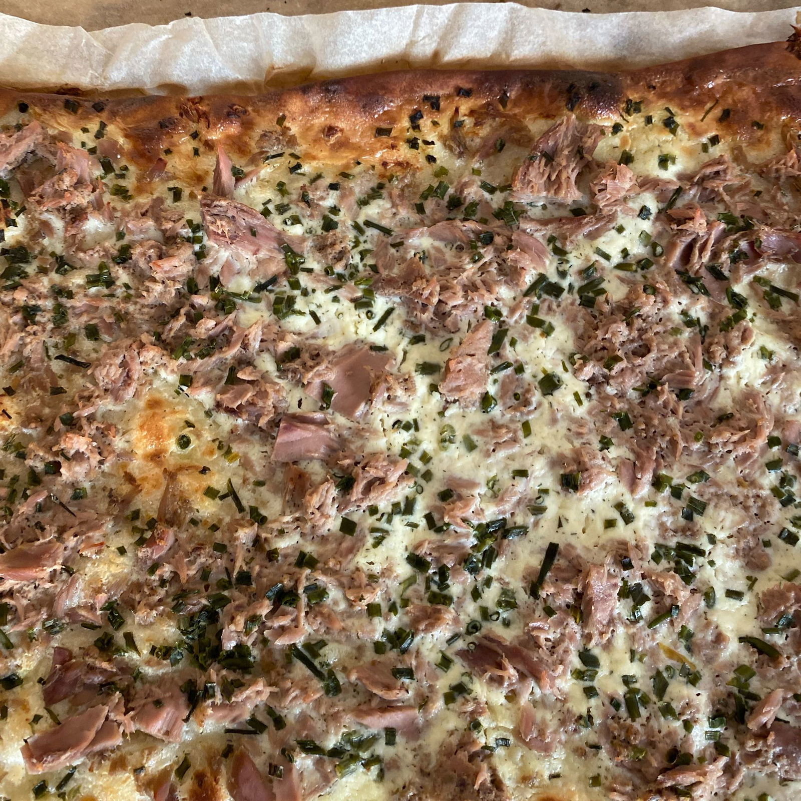 Thunfisch Flammkuchen