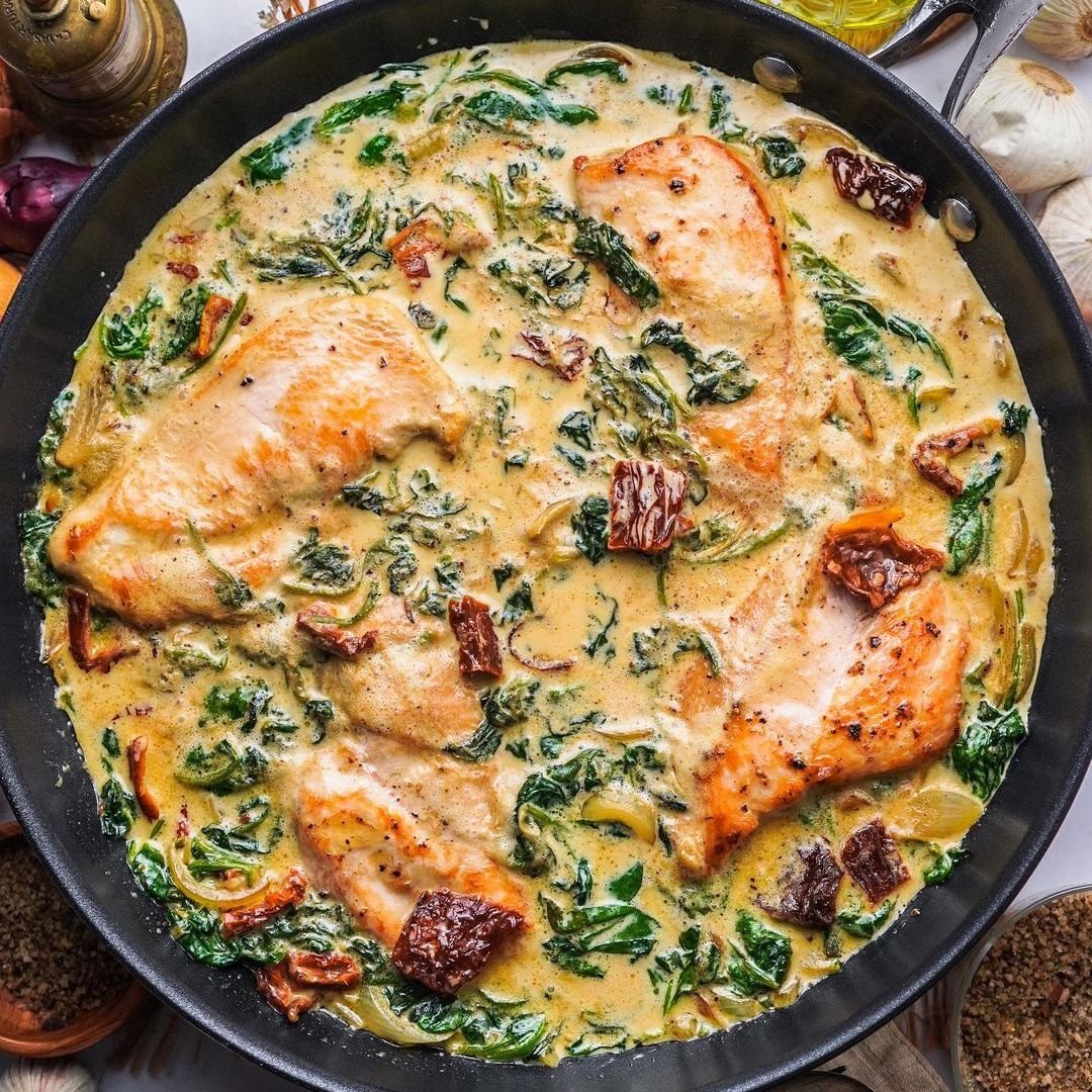 Mb Spinat Parmesan Hähnchen