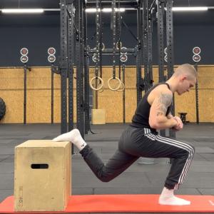 Bulgarian Split Squats BW Background