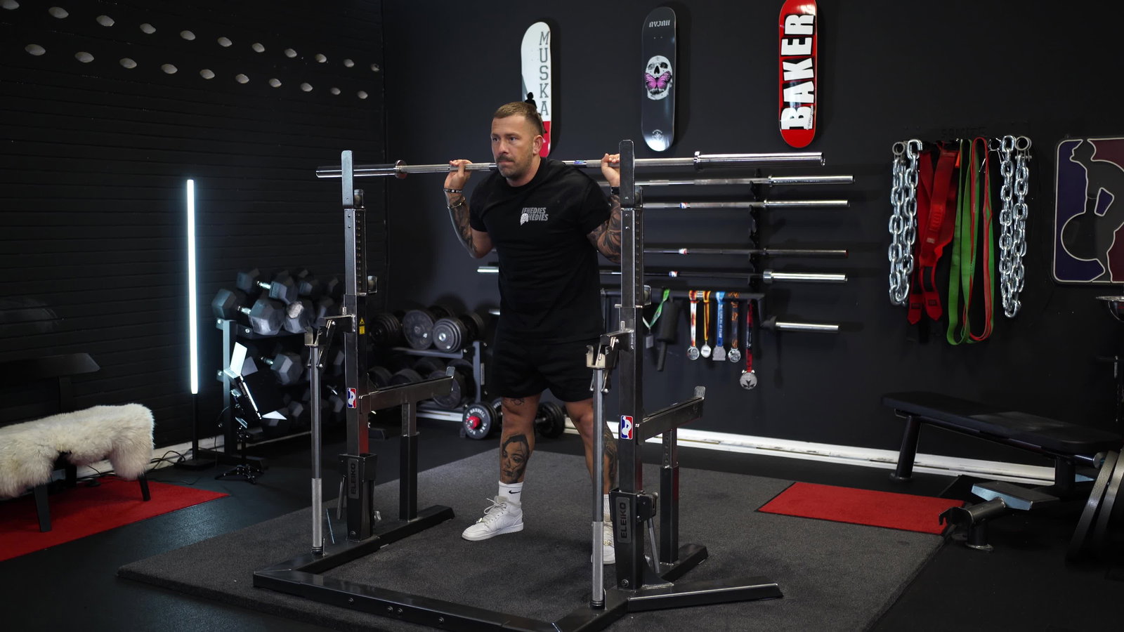 Highbar Tempo Paused Squat
