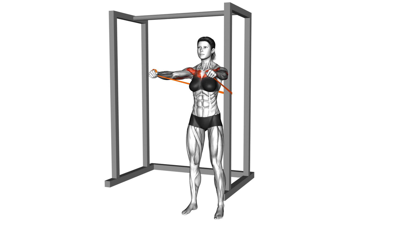 Schräges Brustdrücken