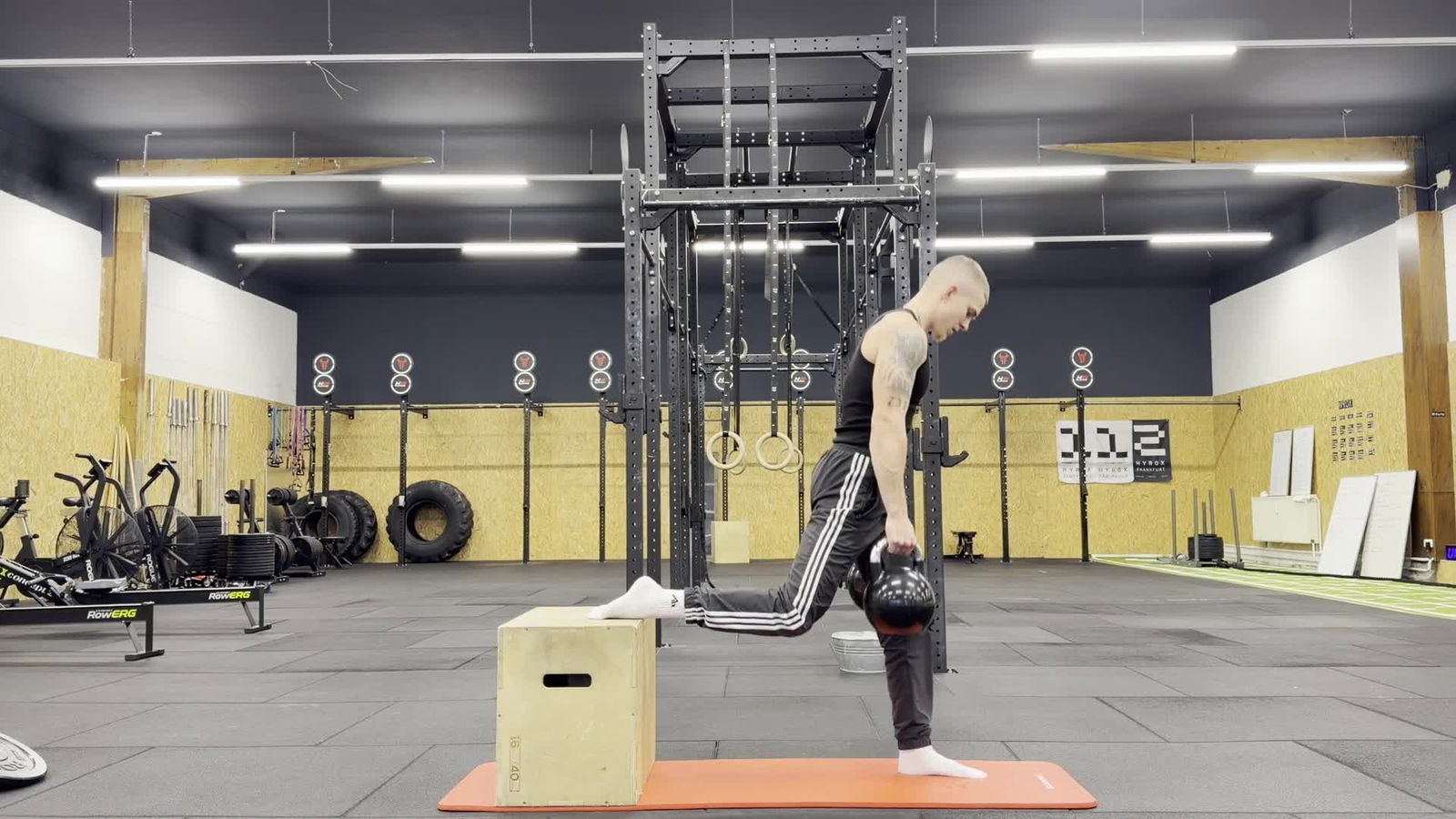 Bulgarian Split Squats Weighted