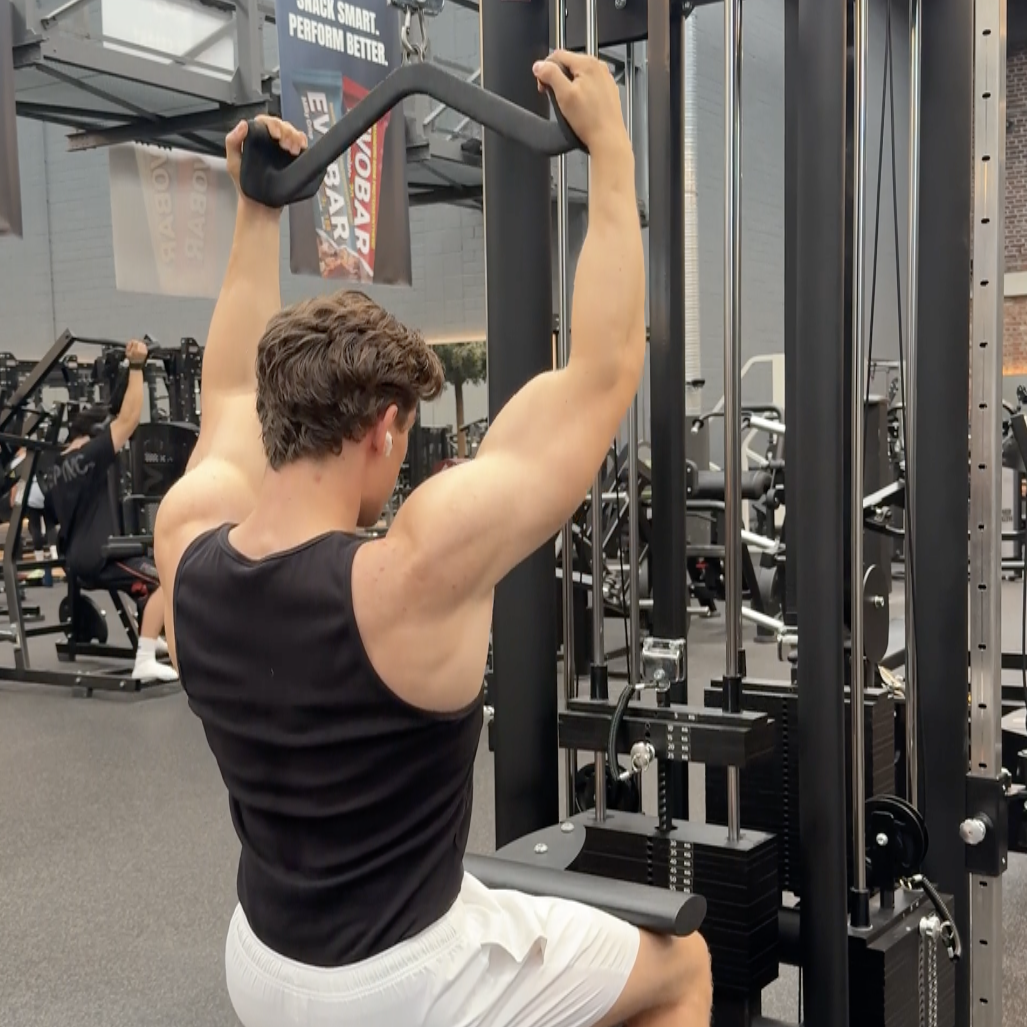 Lat pulldown Background
