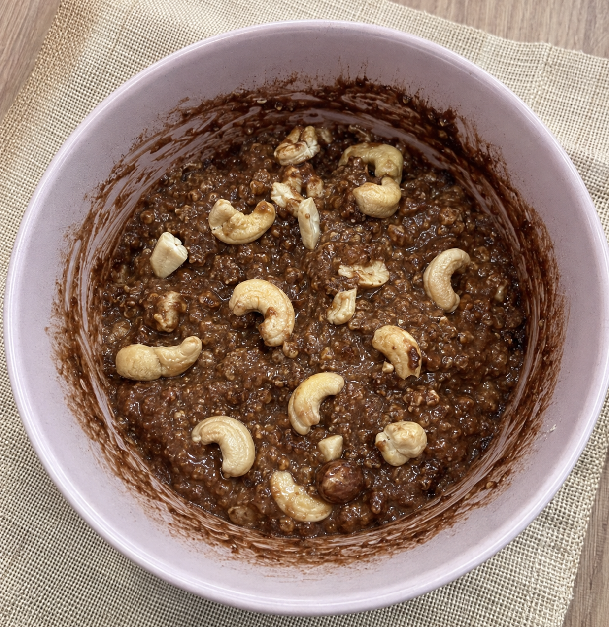 Schoko Porridge Background