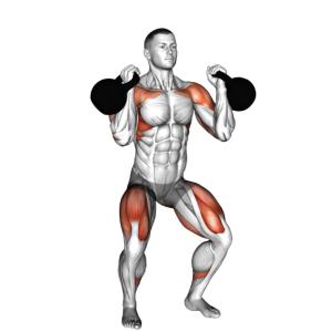 Kettlebell Push Press Background