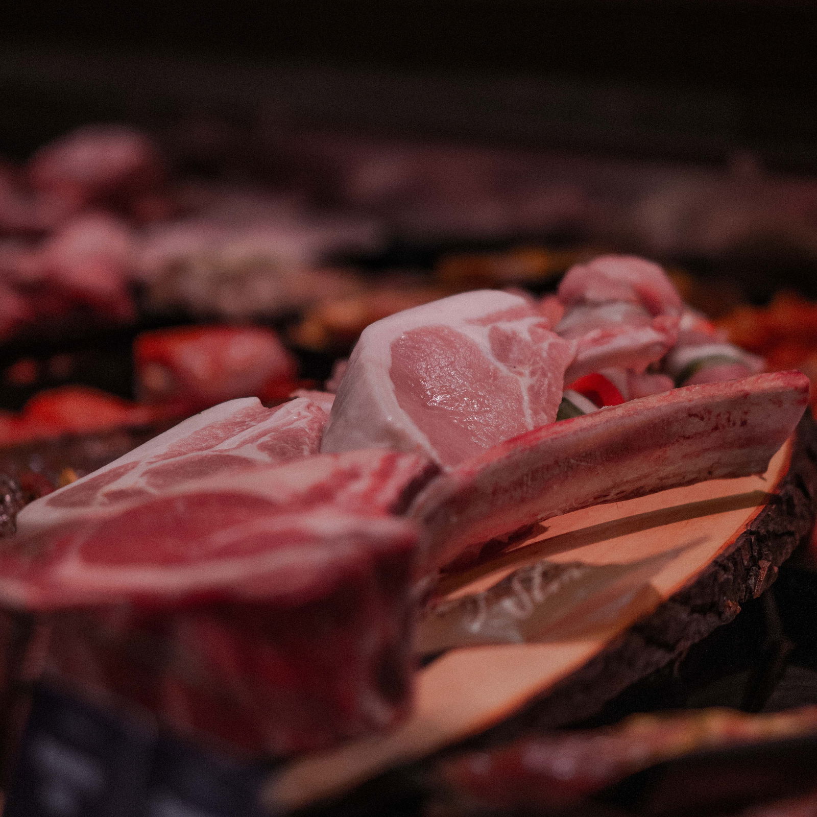 frisches Bio rinderhack